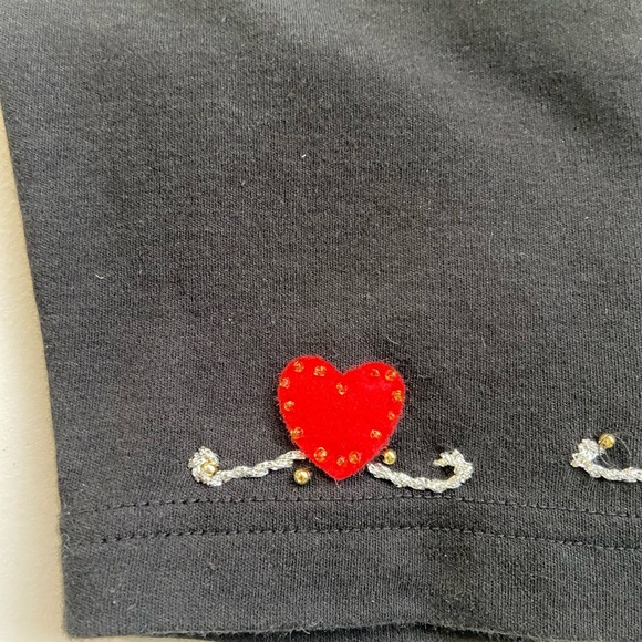 Jack B Quick Vintage Cardigan Sweater Valentines Day Maximalist XL Y2K Black - Picture 9 of 12